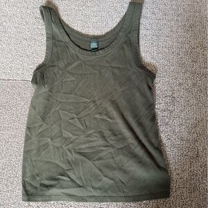 Wild Fable Olive Green Ribbed Top